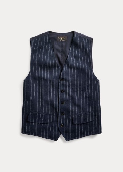 Men's Ralph Lauren Striped Vests | 942017KXD